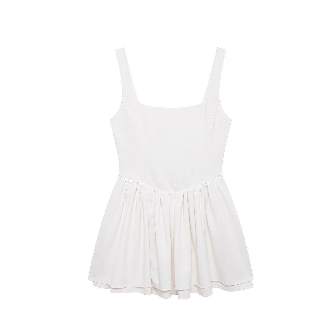 

ZA Женское платье-корсет без рукавов в европейском и американском стиле 8541045 S белый