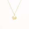 24K Butterfly Wing Leaf Pendant Necklace & Earrings Set - Elegant, Exquisite, Hollow Collarbone Chain Jewelry