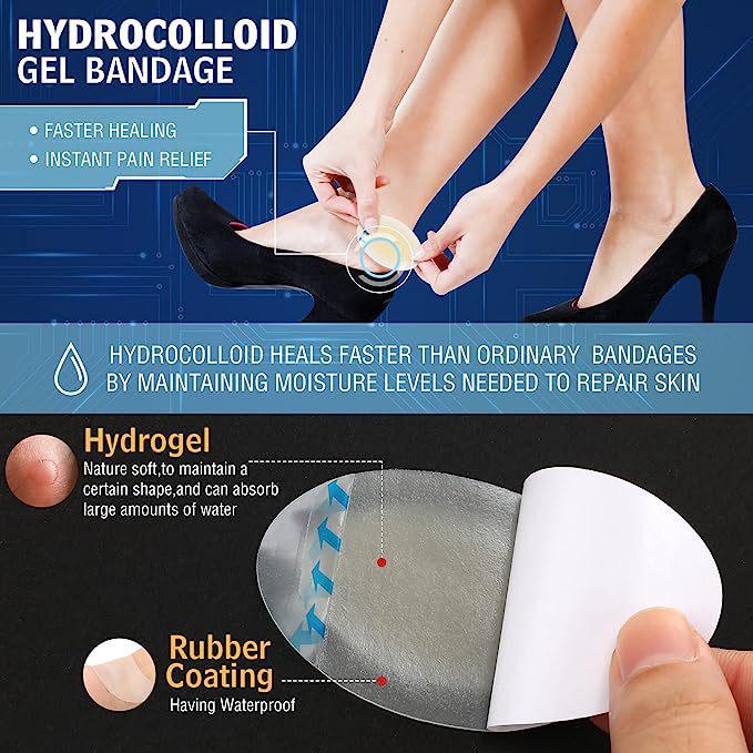 Damen Gel Fersen Anti-Scheuer Blasenpflaster und Halbeinlagen für High Heels