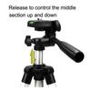 Portable Camera Tripod New Compact Flexible 4 Sections 1050mm Universal 1/4 Metal Professional Tripod with Bag