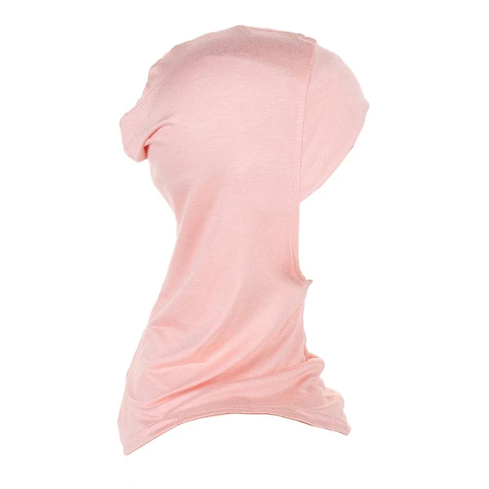 Modal Headscarf for Women Jersey Underscarf Inner Hijab Hat Turban Muslim Ninja Cap Islamic Head Neck Cover Bone Bonnet Headwrap