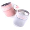 Women Ladies Summer Empty Top Beach Cap Solid Color Knitted Hat Large Wide
