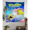 1pc Cartoon Sponge And Bobs SSquarePants Cartoon Tapestry Wall Hanging Decoration Household Home Decor