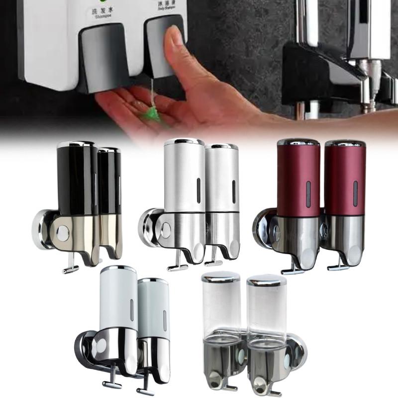 Elegantes ABS Seifenspender für Einzel- und Doppelsitz mit manuellem Drücker für gewerbliche Badezimmer