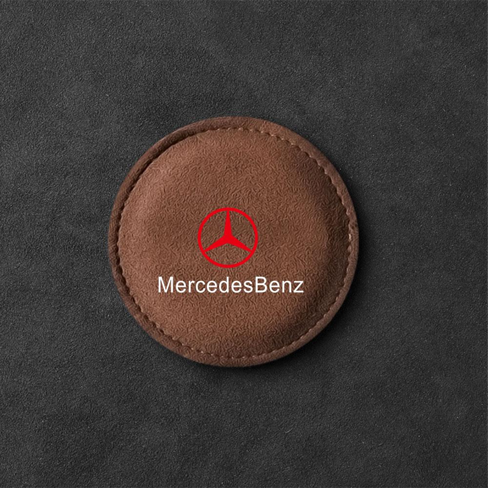 2pcs Car Coaster Anti-Slip Water Cup Holder Pads For Mercedes Benz A B C E S M Class AMG CLA CLS W212 W213 W204 W205 W176 W211