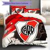 River Plate Pattern Bedding Home Decoration Birthday Gift (1 * duvet cover + 2 * pillowcase, without core)