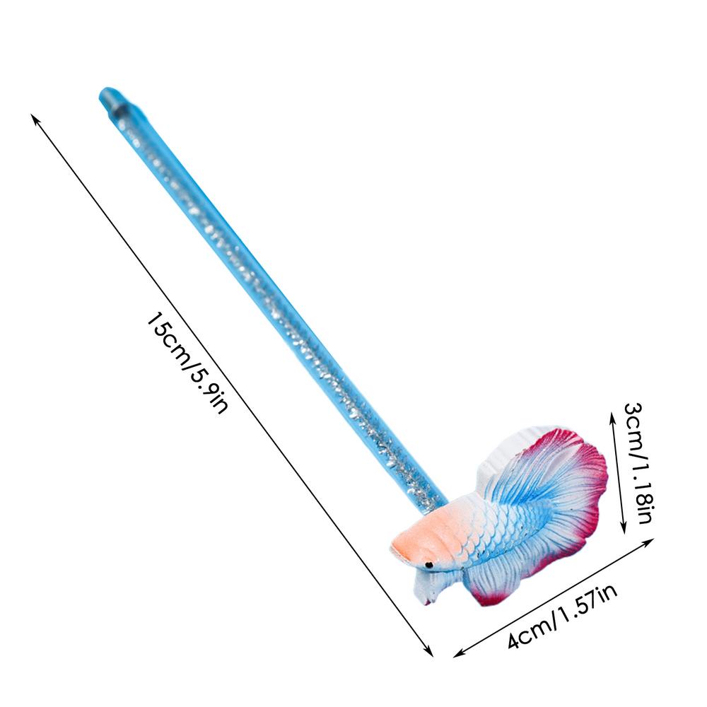 Betta Trainingsstab Fischtank Betta Stab Spielzeug Schön Gestaltetes Fischtank Zubehör Für Kleine Fischtanks Und Aquarien