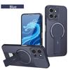 Carbon Fiber Invisible Stand Holder Built-in Magnetic Ring Case for Xiaomi Redmi 15C 14C 13 13C Note 14 Pro 13 Redmi A5 A3 Cover
