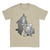 T-shirt Grafica Stampata Gandalf spinge Gollum in un carrello della spesa Per Unisex Il Signore degli Anelli T-shirt in Cotone Manica Corta