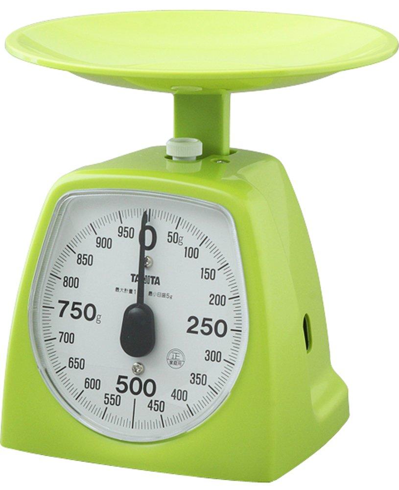 

Tanita Cooking Scale Kitchen Scale Cooking Analog 1kg 5g Units Made in Japan Green 1439-GR