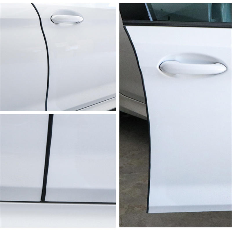 5/8M PVC Car Door Edge Protection Strip Auto Door Anti Collision Strip Door Moldings Trim Adhesive Scratch Protector