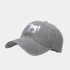 New Luxury Horse Embroidery PVC Adjustable Sun Hat for Unisex Casual Outdoor Fashion