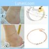 High-end Titanium Steel Anklet With Unique Design Korean-inspired Fashionable Foot Chain