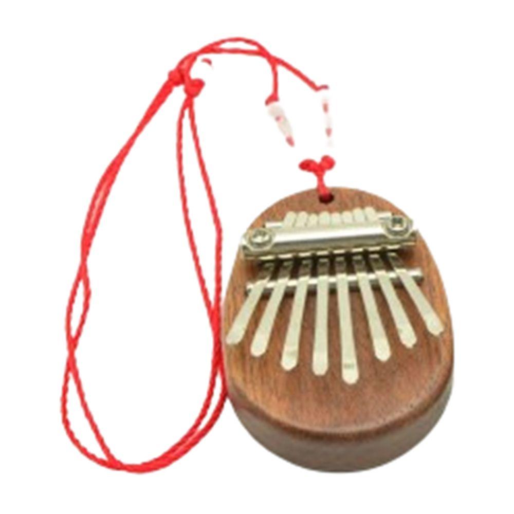 

Легкое в освоении 8-клавишное калимба мини-пианино фингер-арфа фингер-пианино для взрослых with Red Rope