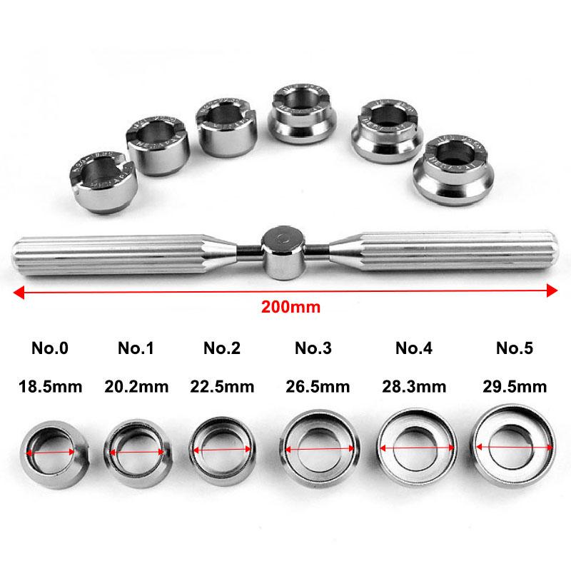 Professional Back Case Opener Cover Remover for Rolex Watch Repair Tool Kit 5537 Watch Back Cover Remover Screw Wrench Opener