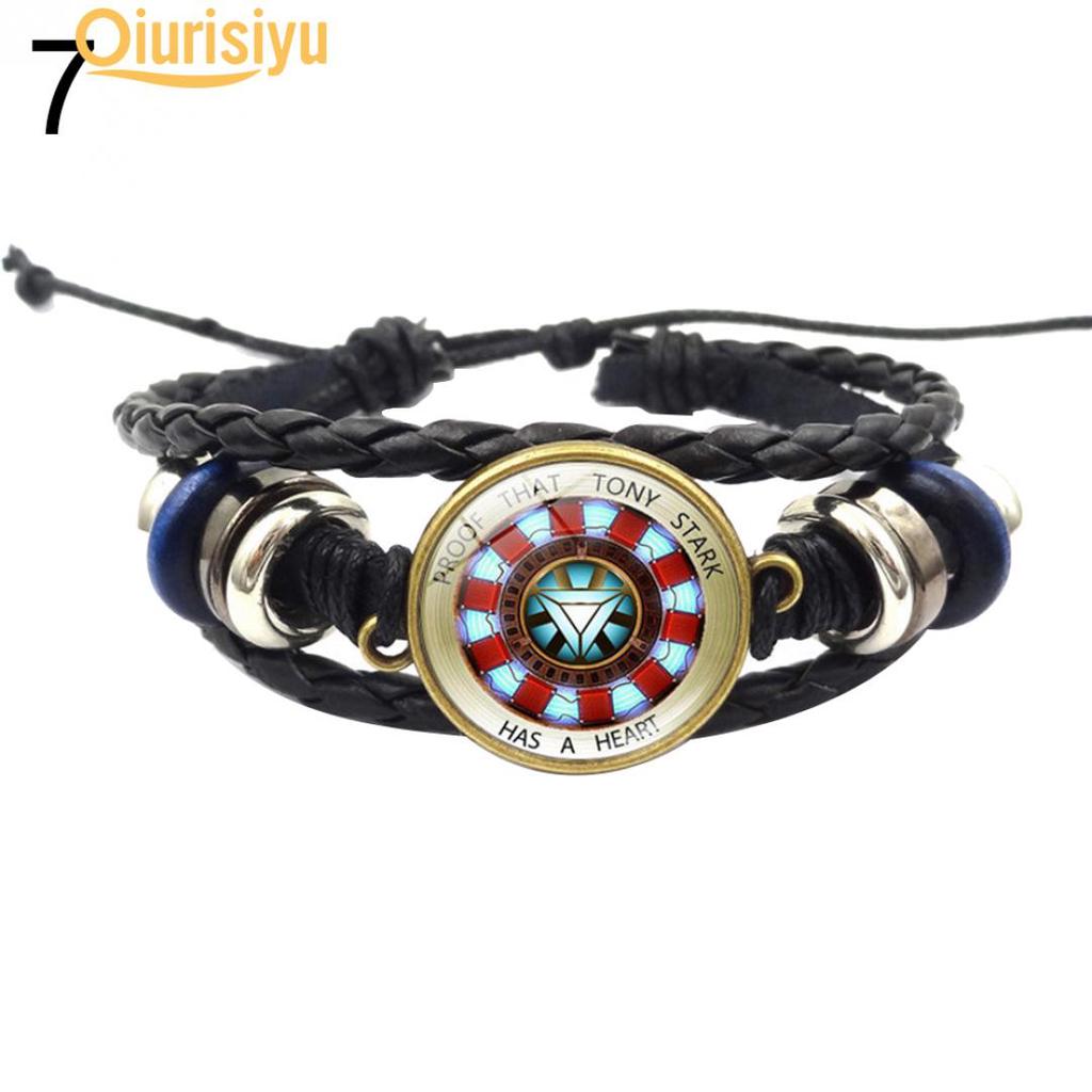 La Preuve Que Tony Stark A Un Coeur Avengers Arc Reactor Preuve que Tony Stark a un cœur tressé Bracelet Charm  Cadeau acheter à prix bas — livraison gratuite, avis réels avec des photos  — Joom