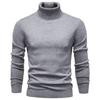Mens Turtleneck Knit Sweater Casual Long Sleeve Pullover Fall Winter Slim Fit