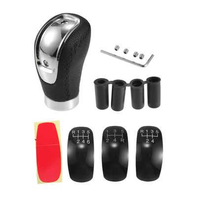 INFINAUTO Car Shift Knob, 3.7" Universal Gear Shift Knob W/4 Adapter Faux Leather for
