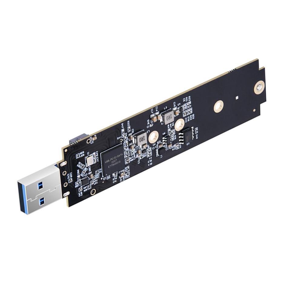 M.2 SSD SATA/NVMe To USB 3.1 Adapter B+M Key/M Key 3.1 SSD Adapter Riser Hard To Box Enclosure Q2R0
