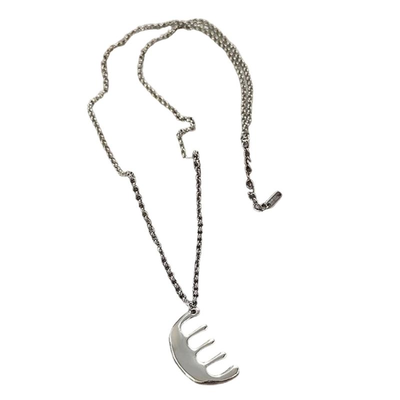 

Trendy Comb Designs Pendant For Women Featuring Artistic Styles In =Metal Suitable For All Day Use And Outfits