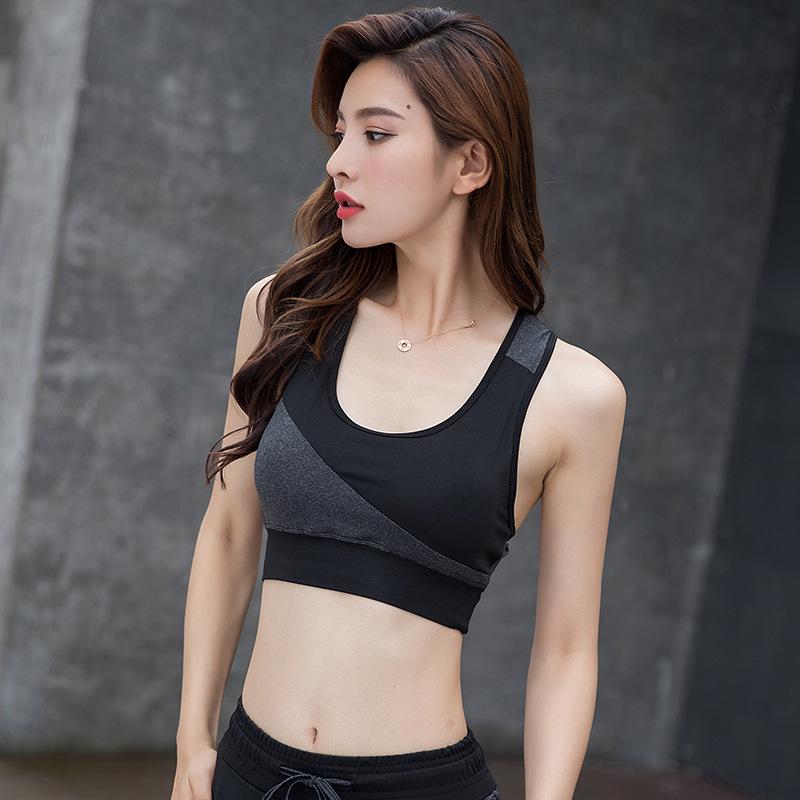 Women s Seamless Wireless Sports Bra - Shockproof Yoga & Fitness Tank Top Small