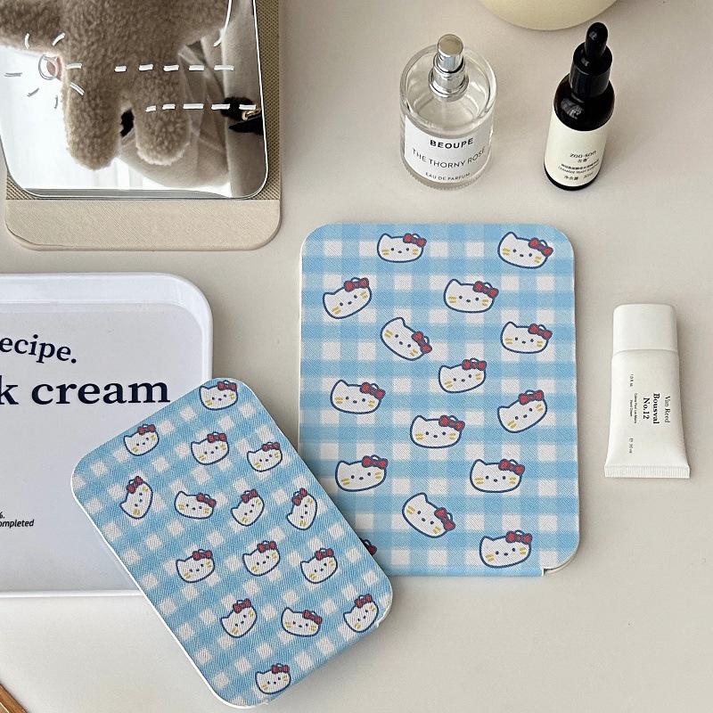 Trendiger niedlicher Bär Faltbarer Make-up-Spiegel - Tragbarer Wohnheim-/Tischspiegel für Studenten