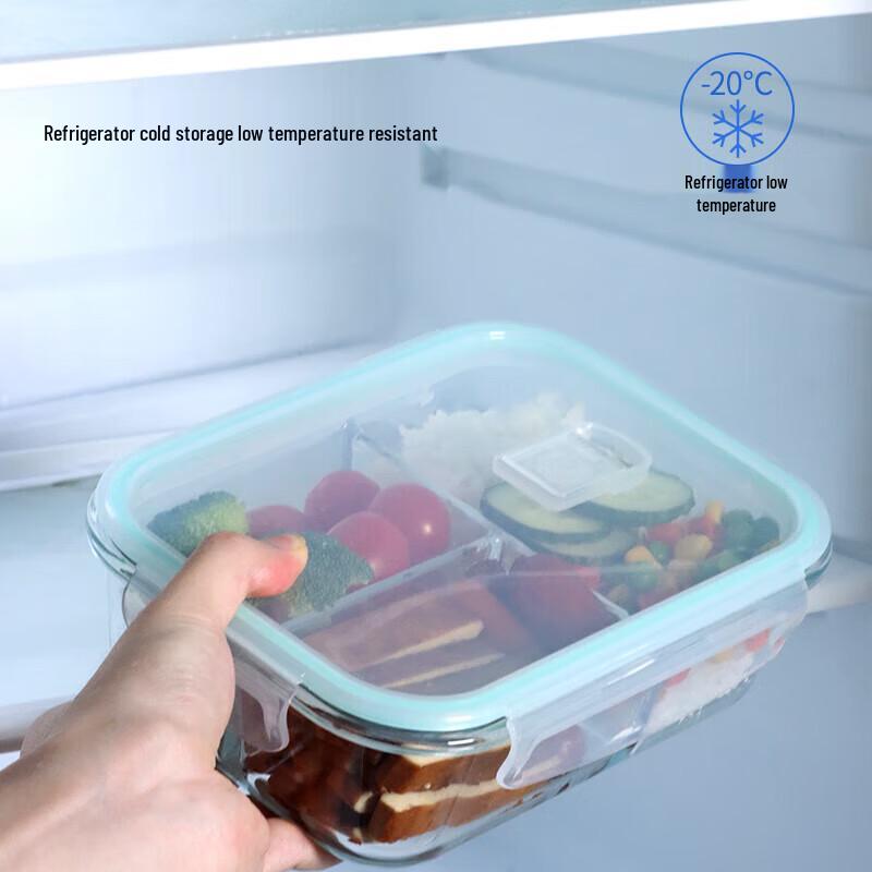 Szklany pojemnik na żywność z borokrzemowego szkła do kuchenki mikrofalowej i lodówki