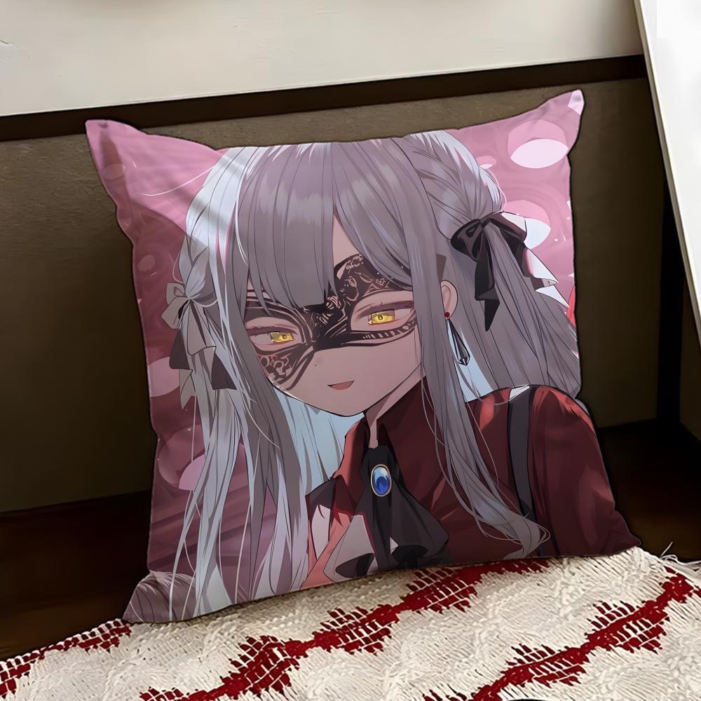 Anime AAve MMujica Cushion Cover Reversible Soft Durable Pillow Cover Home  Car MultiScene Use for Daily Comfort