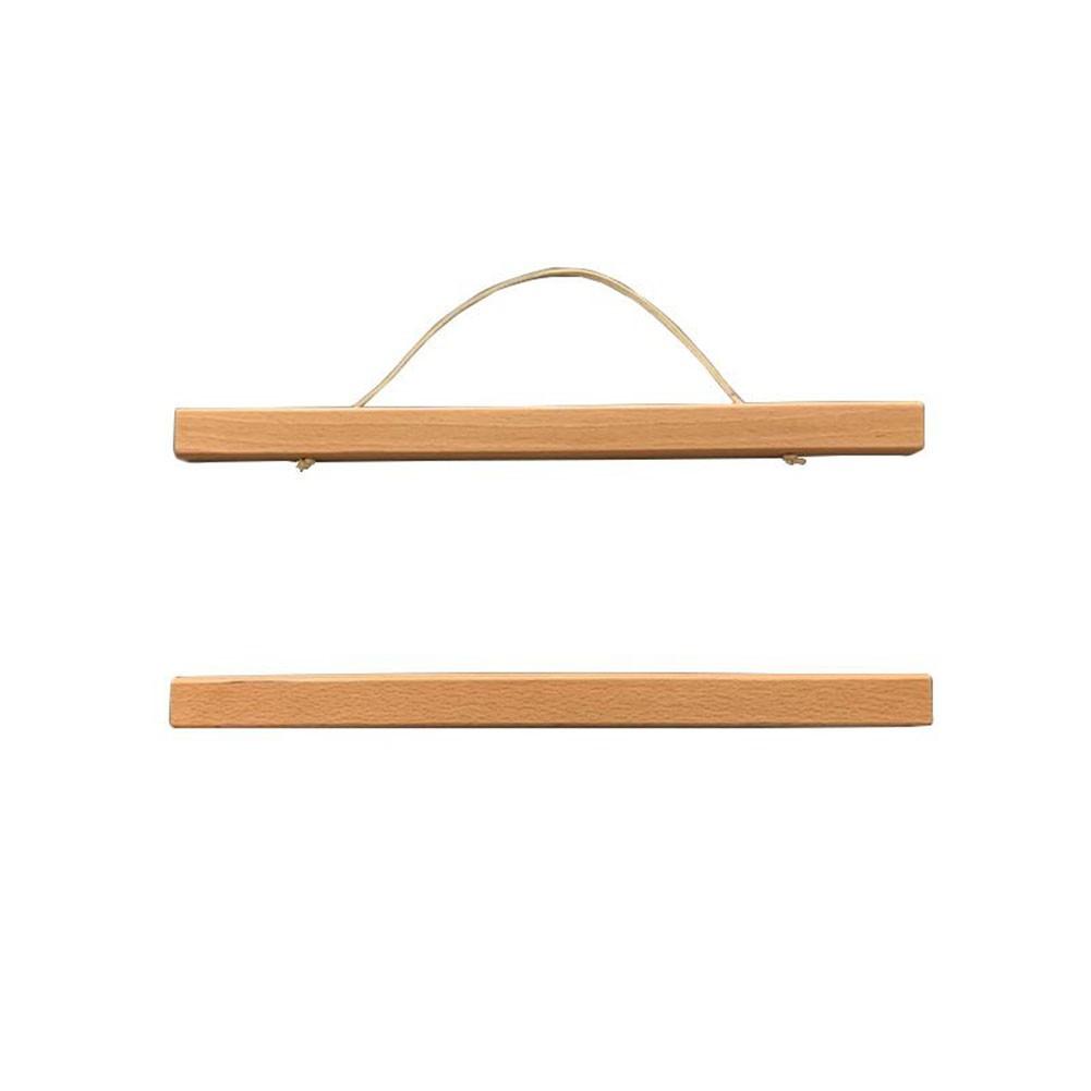 

Magnetic Photo Frame Teak Wood Frame Wall Poster Hanger