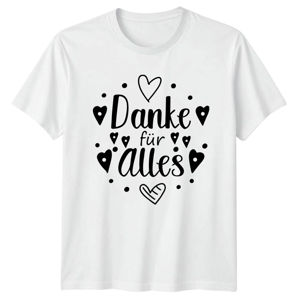 Danke Fr Alles TShirt GerUnisex Appreciation Gratitude Gift For Him And Her S