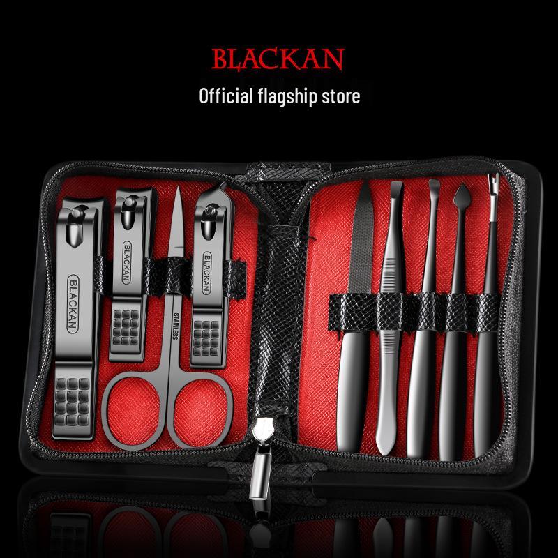 High-End German Stainless Steel Manicure Set: Multi-functional Nail Clippers & Beauty Care Tools