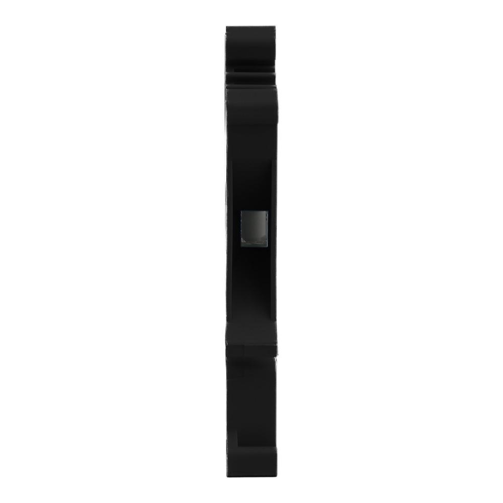 Through Screw Terminal Block for DIN Rail TH35 Black 10mm² 1-Pole