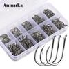 Iseama Barbless Fishing Hook Set #3-#12, Carbon Steel, Cross-Border.