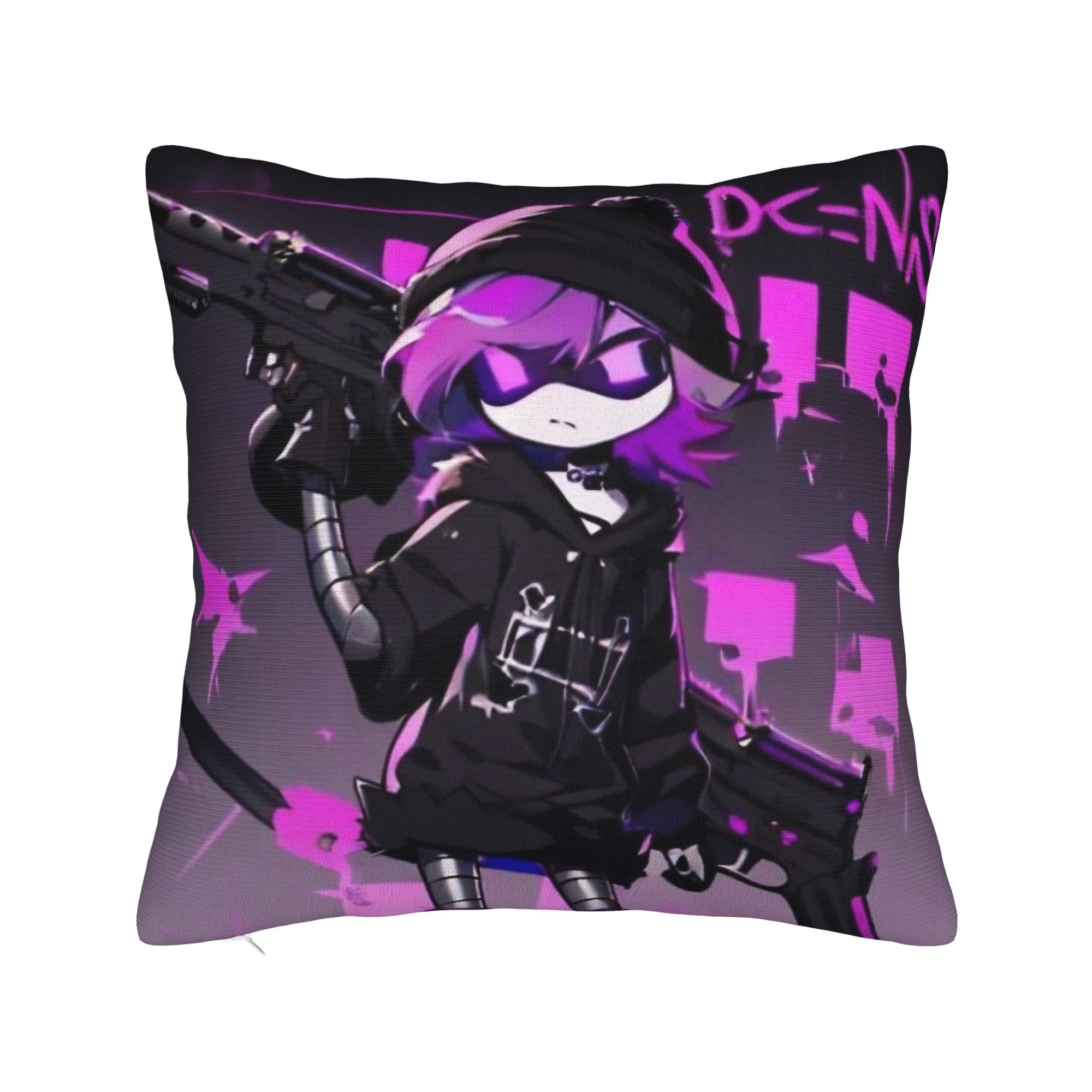 Bfding Мультяшные квадратные наволочки BFDI Чехол для подушки Креативная декоративная наволочка на молнии для гостиной 4545 см 30x30cm 12x12in