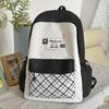 Schoolbag New Cute Cat Backpack Female Elementary School Bag Large Capacity Simple Commuter Backpack Junior High School Student
