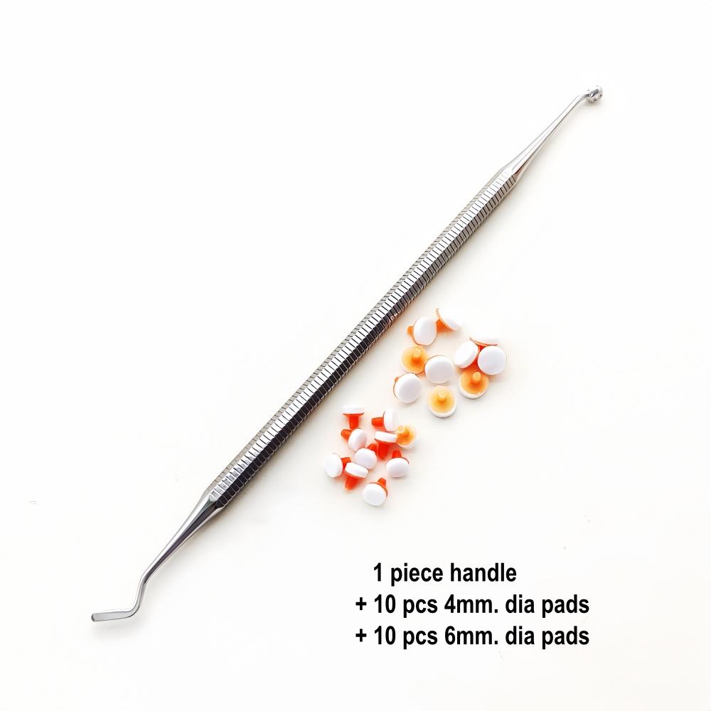 

Инструмент для моделирования стоматологических композитных смол Шпатель для заполнения Ручка для смешивания Подушечки из пеноматериала L/S Ассортимент Набор инструментов Подушечки для лепки one set 20pcs Mixed