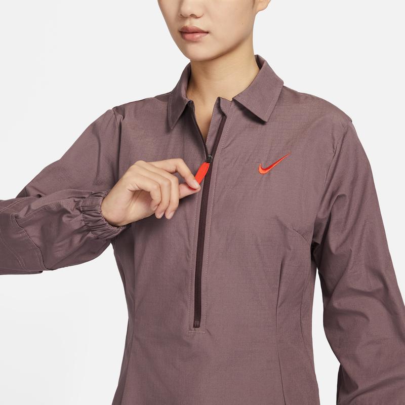 Nike Sportswear Pink Oxford Women's Woven Crop Jacket DV8031-291