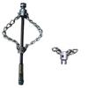 Heavy Duty Drain Cleaner Sewer Dredging Tool Hardened Steel For Aggressive Cleaning Of Toilet Waste Lines Grease Traps