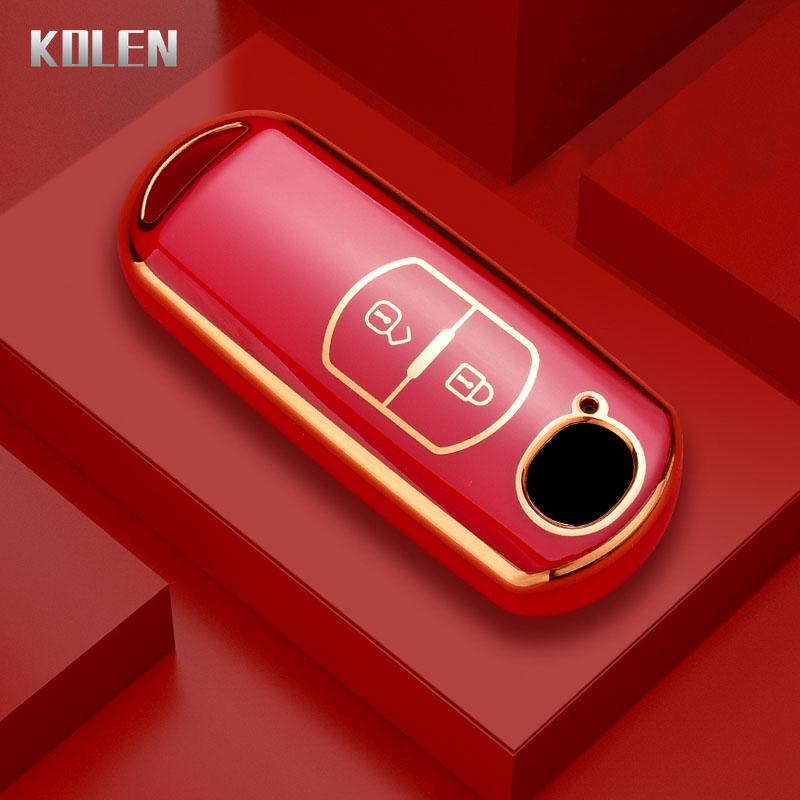 New Tpu Car Remote Key Case Cover Shell For Mazda 2 3 6 Bl Bm Gj Atenza Axela Demio Cx3 Cx-3 Cx5 Cx-5 Cx7 Cx9 Mx5 Ke Kf Keyless