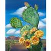 5D DIY Full Round Drill Diamond Painting Cactus Flower Kit Home Decor 40x50cm