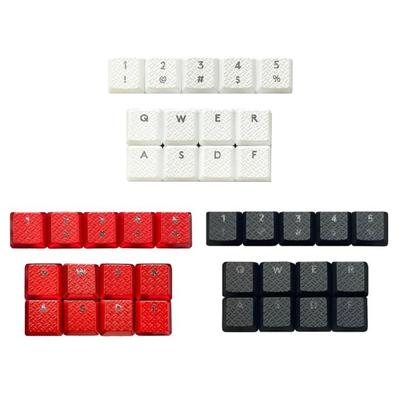Rutschfeste Textur Tastenkappe 13 Stück Kohlefaser für G915/G813/G815/G913 TKL Tastenkappen Niedrigprofil für Gamer
