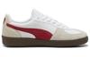 Puma Palermo Leather Puma White Vapor Gray Club Red