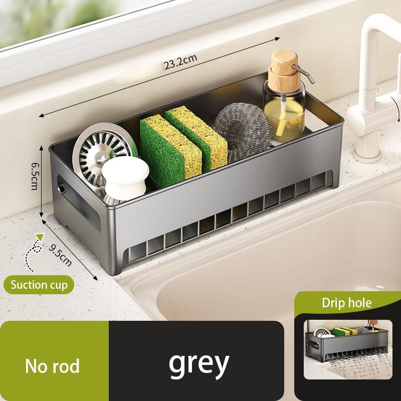 Household Storage Rack Rag Kitchen Drain Sink Sponge Shelf Faucet Dishwasher Sink Multi-function Storage Tool