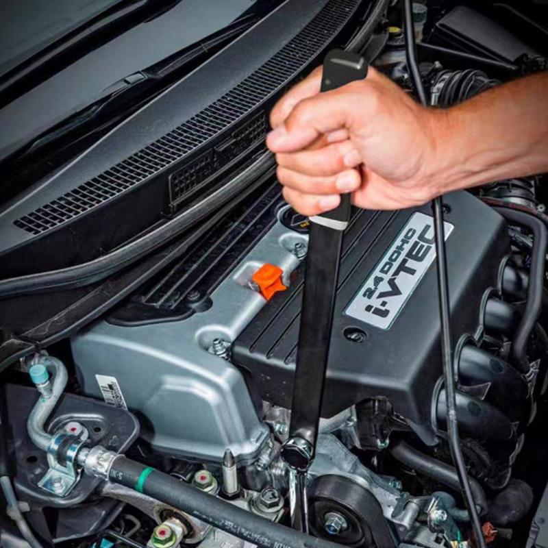 

Adjustable Car Lazy Wheel Belt Tightening Wrench Extended Rod Adjustable Throttle Tightener Disassembly Tool Automotive Repair