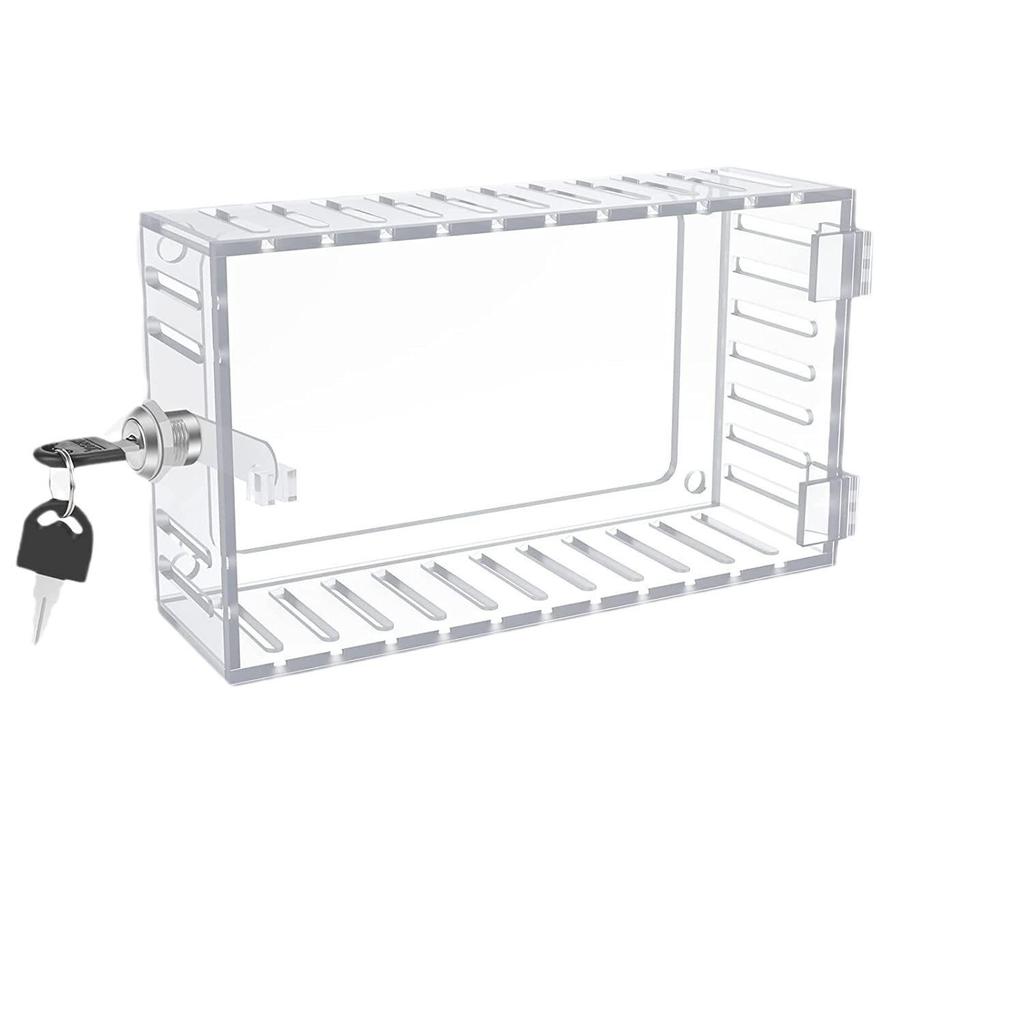 Transgraniczna Skrzynka Blokująca Termostat: Przezroczysta osłona ochronna z kluczem