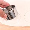 3Pcs Stainless Steel Dough Cutter Dumplings Molds Round Cookie Biscuit Cutters Circle Pastry Cutters Baking Circle Ring Molds