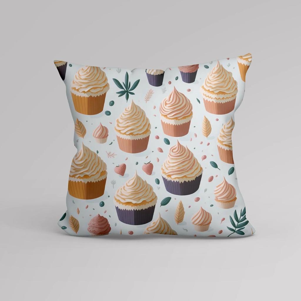 Luxury Home Decoration Cushion Cover Cartoon Ice Cream Creative Simple Pattern Print Pillowcase Office Sofa Cushion Coverr