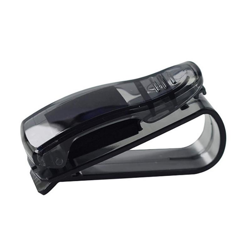 Car Accessories Sun Visor Sunglass Eyeglasses Glasses Card Pen Abs Holder