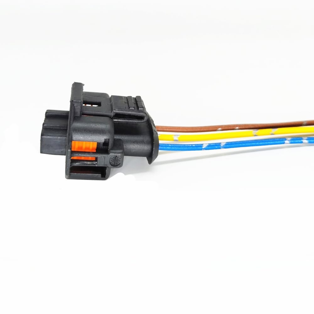 Diesel Truck Accessories Fuel Rail Pressure Sensor Harness Connector Plug 02-08 Replacement for Dodge Ram 2500 3500 Diesel 5.9L,02-07 6.6L LLY for GM