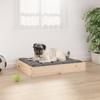 Hundebett 61,5 x 49 x 9 cm Massivholz Kiefer